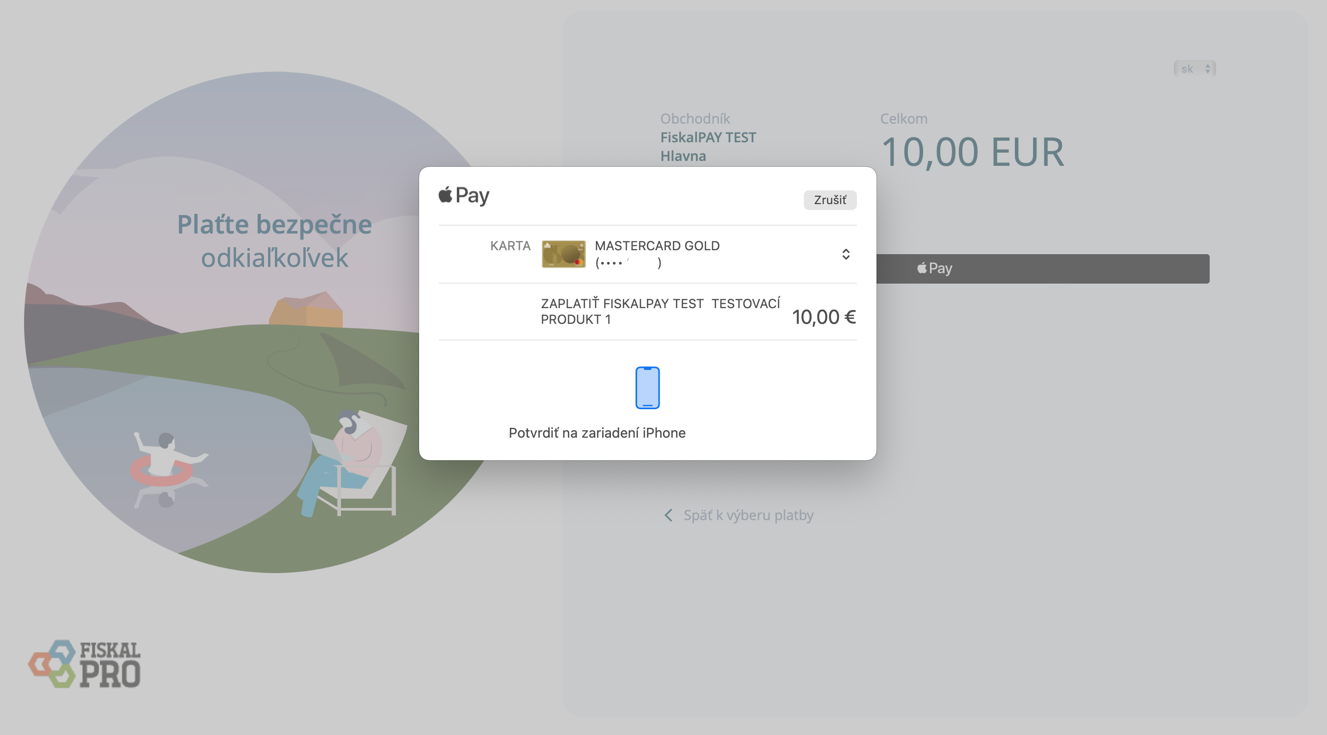 figure: ApplePay UI